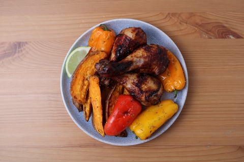 Caribbean Tamarind Chicken Drumsticks - Step #4 Dresser les plats