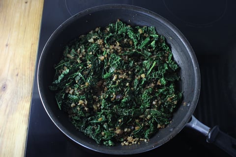 Middle Eastern Chicken with Date Relish - Step #3 Start the tabbouleh