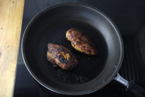 Middle Eastern Chicken with Date Relish - Step #1 Cook the chicken