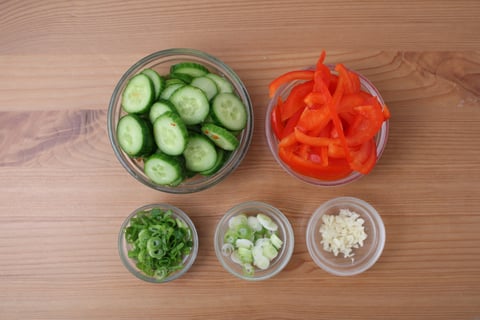 Beef Bulgogi Bowls - Step #2 Mise en place