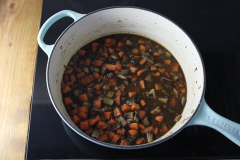 Saucy Chicken Breast Chasseur - Step #4 Make the sauce
