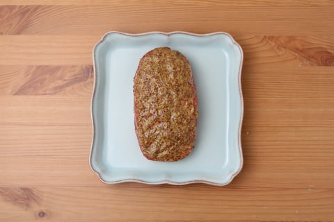 Sheet Pan Honey-Mustard Beef Meatloaf - Step #3 Prepare the meatloaf