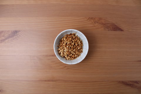 Thai-Style Basil Shrimp - Step #3 Toast the peanuts