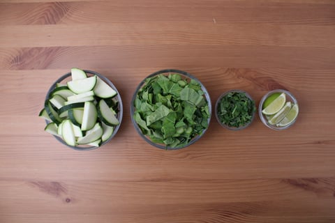 Thai-Style Basil Shrimp - Step #2 Mise en place