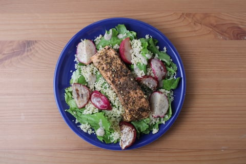 20-Minute Za’atar-Roasted Salmon - Step #6 Dresser les plats