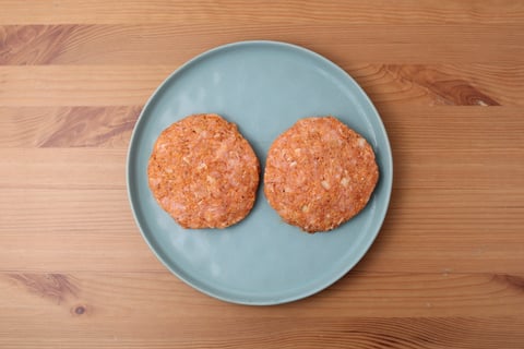 German-Style Frikadellen Pork Patties - Step #1 Prepare the patties