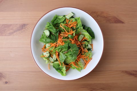 Ground Pork Bún Cha Bowls - Step #3 Make the salad