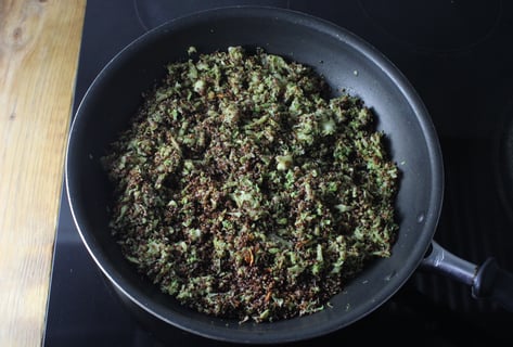 Quinoa-Stuffed Zucchini Boats - Step #3 Make the filling