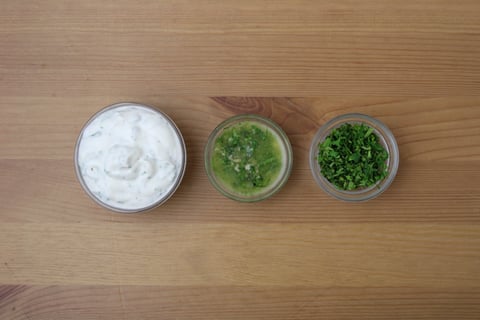 Mellow Yellow Cauliflower & Potato Curry - Step #2 Mise en place