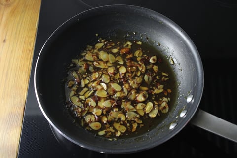 Orange-Almond Salmon - Step #4 Make the sauce