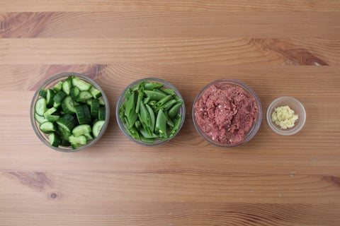 Impossible™ Beef Japanese Donburi - Step #2 Mise en place