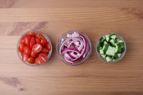 Protein Swap | Greek-Style Seared Shrimp - Step #2 Mise en place