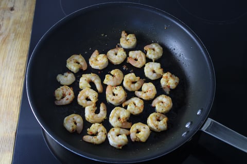 Protein Swap | Greek-Style Seared Shrimp - Step #1 Cook the shrimp