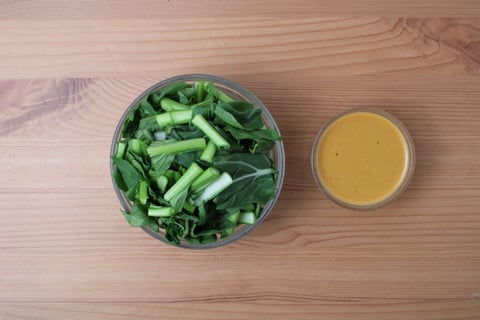 Vegan Nourish Bowls with Tamari Vinaigrette - Step #3 Mise en place