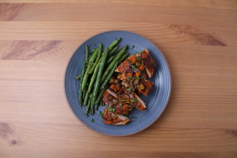 Peruvian-Style Chicken Breasts - Step #5 Dresser les plats