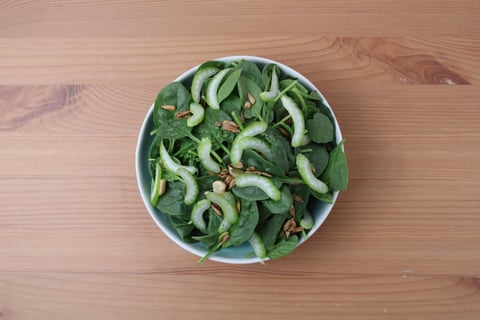 Spiced Beef, Leek & Labneh Flatbreads - Step #3 Make the salad