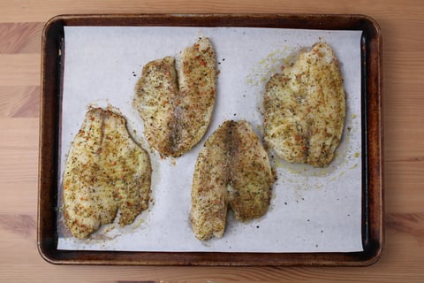Buttery Baked Tilapia - Step #2 Cuire le tilapia