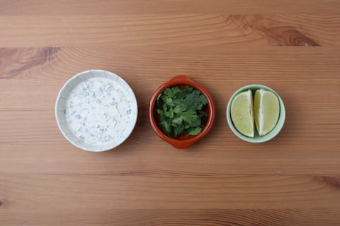 L’Artisan: Seared Black Cod with Cilantro-Lime Mayo - Step #5 Faire la mayo coriandre-lime