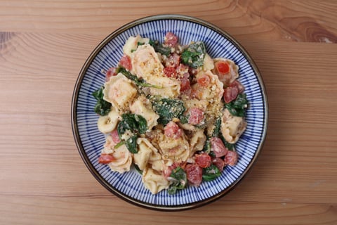 Creamy Tortellini Florentine - Step #5 Finish & serve