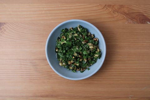 Steaks with Toasted Walnut Gremolata - Step #5 Make the gremolata