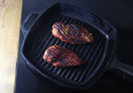 Caribbean-Style BBQ Chicken - Step #2 Grill the chicken