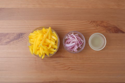 Quick BBQ Ground Beef Tacos - Step #2 Mise en place