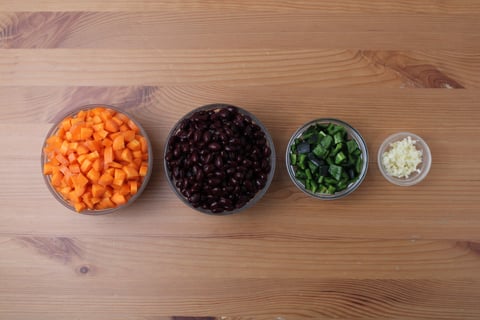 Ground Beef Picadillo - Step #1 Mise en place