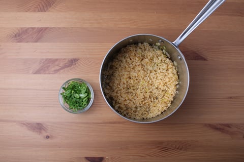 No Roll Egg Roll Bowls - Step #1 Cook the rice