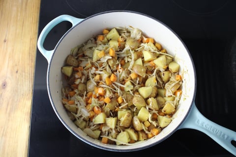 Protein Swap | German-Inspired Mustardy Chicken Breast Skillet - Step #2 Start the skillet