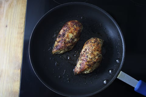Meyer Lemon Chicken with Zesty Vegetables - Step #3 Cook the chicken