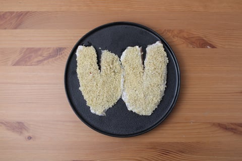 Golden Sheet Pan Fish & Chips - Step #2 Préparer le tilapia