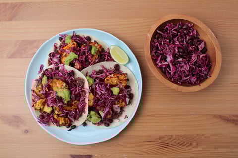 Protein Boost | Mexican Halloumi & Cauliflower Tacos - Step #6 Plate your dish