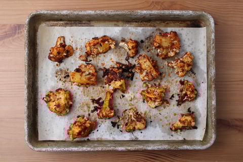 Protein Boost | Mexican Halloumi & Cauliflower Tacos - Step #1 Roast the cauliflower