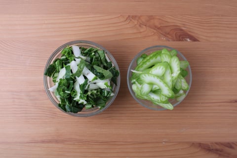 Protein Swap | Quick Spicy Ground Beef Ramen Noodles - Step #2 Mise en place