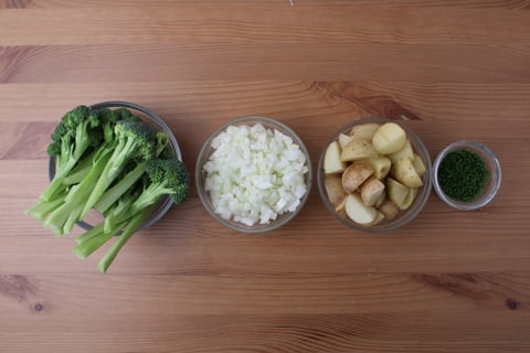 Scandi Beef Meatball Traybake - Step #1 Mise en place