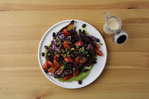 Fully Loaded Mexican-Style Sweet Potatoes - Step #5 Plate your dish