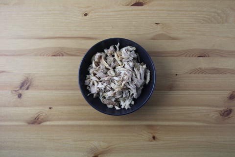 BBQ Pulled Chicken Sandwich Buns - Step #2 Cuire et effilocher le poulet