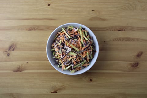 BBQ Pulled Chicken Sandwich Buns - Step #3 Faire la salade de chou