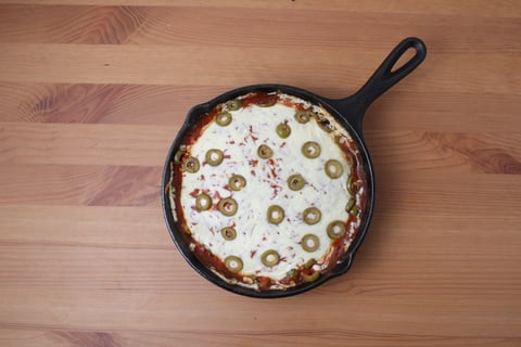 Pizza-Style Ground Beef Skillet Meatloaf - Step #2 Finir le pain de viande