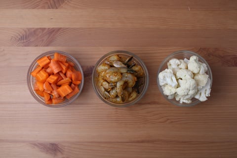 Spice-Rubbed Shrimp - Step #1 Mise en place