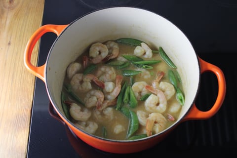 Goodfood & Chef: Thai Shrimp Green Curry - Step #4 Finir le cari