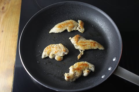 Chicken Fillet Burgers - Step #1 Cook the chicken