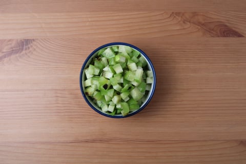 Oaxaca Cheese & Cauliflower ‘Rice’ Quesadillas - Step #2 Griller les tomatillos