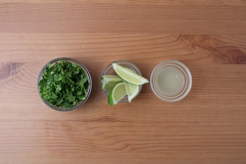 Oaxaca Cheese & Cauliflower ‘Rice’ Quesadillas - Step #3 Mise en place