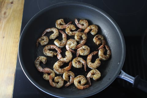 Carb-Wise: Cajun-Style Shrimp - Step #4 Cook the shrimp