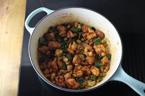 Chicken & Cauliflower 'Rice' Jambalaya - Step #2 Commencer la jambalaya