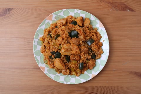 Chicken & Cauliflower 'Rice' Jambalaya - Step #4 Dresser les plats