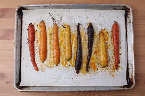 Garlic-Soy Roasted Salmon - Step #1 Commencer les légumes