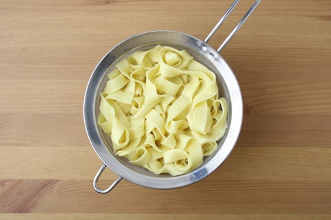 Golden Cod over Fresh Tagliatelle - Step #3 Boil the pasta