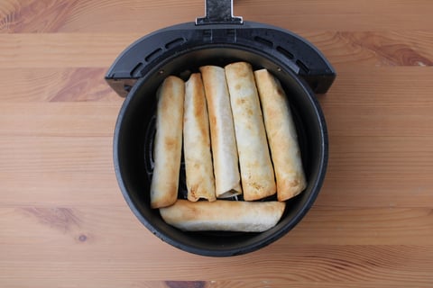 Salsa Verde Beef Taquitos - Step #4 Fry the taquitos